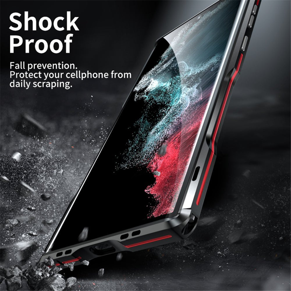 Shockproof Aluminum Bumper For Samsung Galaxy S22 Ultra - Premium Mobile Phone Cases from Dressmycell.com - Just $27.99! Shop now at Dressmycell.com Shockproof Aluminum Bumper For Samsung Galaxy S22 Ultra - Premium Mobile Phone Cases from Dressmycell.com - Just $27.99! Shop now at Dressmycell.com